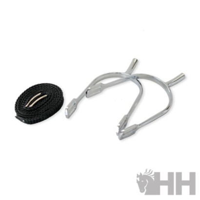 ESPUELA INGLESA HH MUJER PUNTA RECTA CROMADA SIN RULETA 30 MM