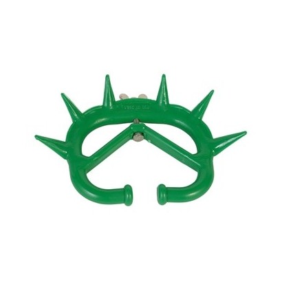 ANTITETA PLASTICO "S" CON CIERRE MEDIANA - VERDE