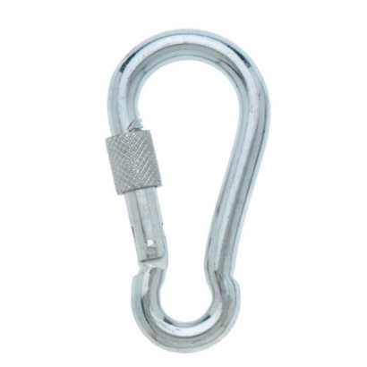 MOSQUETON BOMBERO CON TUERCA 9CM