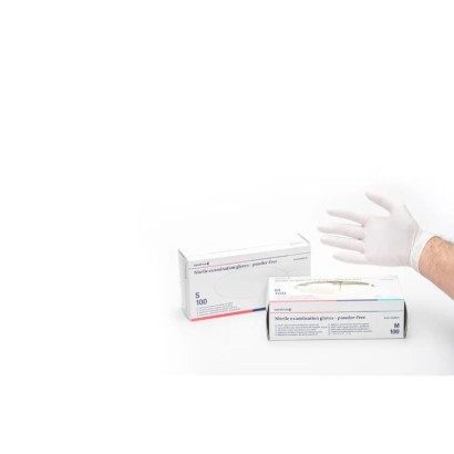 GUANTES NITRILO SIN POLVO BLANCO 100UDS