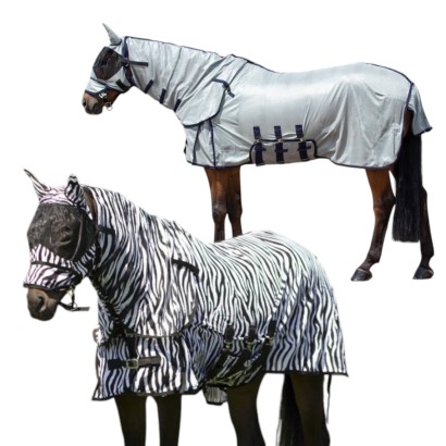 MANTA ANTIMOSCAS QHP CON CUELLO Y MASCARA