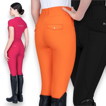LEGGINGS MAXIMILIAN PRO RIDING JUNIOR CULERA DE SILICONA