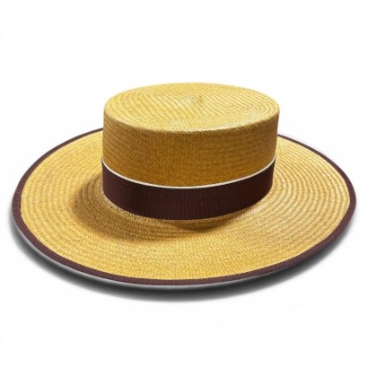 SOMBRERO CAÑERO DE FIBRA MOKA