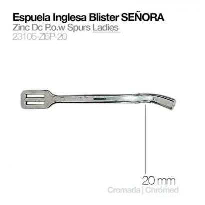 ESPUELA INGLESA BLISTER SEÑORA 20MM