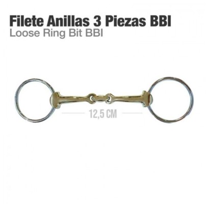 FILETE ANILLA 3 PIEZAS BBI INOX GROSOR 13MM