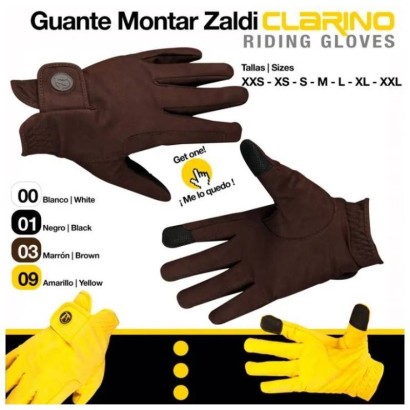 GUANTE MONTAR CLARINO GL001390