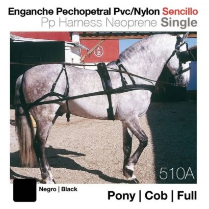 ENGANCHE PECHOPETRAL PVC/NYLON SENCILLO 510A