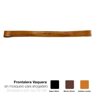 FRONTALERA VAQUERA SIN MOSQUERO PARA AHOGADERO