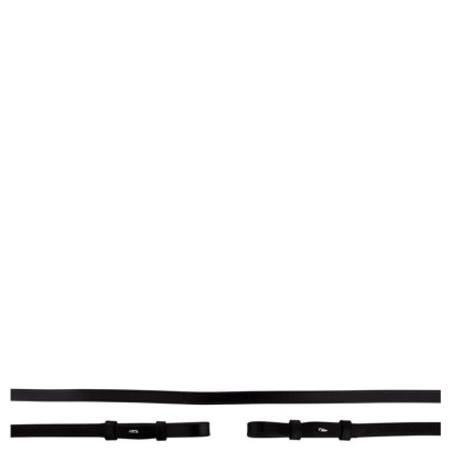 RIENDAS PREMIERE CUERO PARA FILETE 13MM BLACK FULL