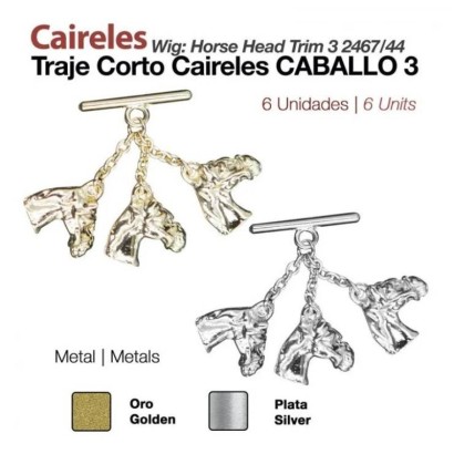 TRAJE CORTO CAIRELES CABALLO 3 2467/44 6UDS