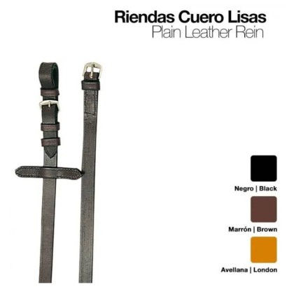 RIENDAS CUERO LISAS 452