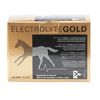 ELECTROLITOS ELECTROLYTE GOLD 30 SOBRES X 50G