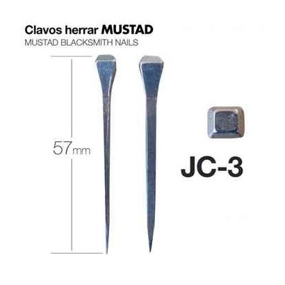 CLAVO HERRAR "MUSTAD" JC-3 (CAJA 250 U.)