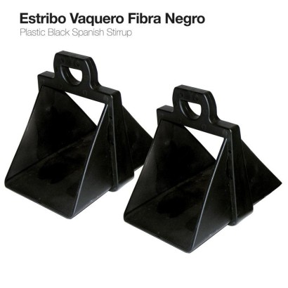 ESTRIBO VAQUERO FIBRA 22153-K NEGRO