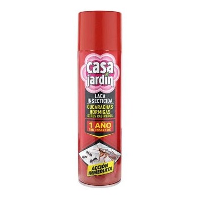 LACA INSECTICIDA CASA JARDIN PARA CUCARACHAS Y HORMIGAS 400 ML