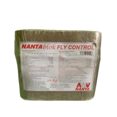 PIEDRA DE SAL ANTI-INSECTOS NANTABLOCK FLY CONTROL 10KG