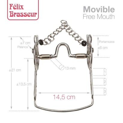 BOCADO FELIX BRASSEUR MOVIBLE FB21212111-56W/B