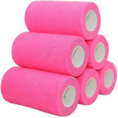 VENDA COHESIVA 10 CM X 4.5 M ROSA 1 UD