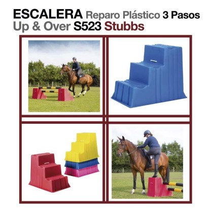 ESCALERA PLASTICO 3 PASOS S523 STUBBS