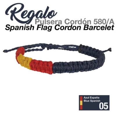 PULSERA CORDÓN 580/A AZUL ESPAÑA