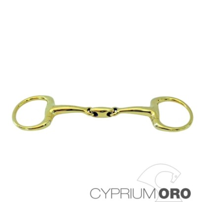 FILETE SEFTON CYPRIUM ORO OLIVA PARA BOCADO EMBOCADURA PARTIDA DOBLE 12MM