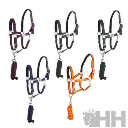 CABEZADA CUADRA HH NYLON CON RAMAL