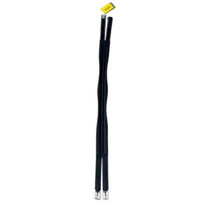 CINCHA DE CUERO HKM CON ELASTICOS (130CM)