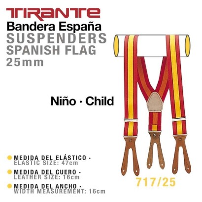 TIRANTE BANDERA ESPAÑA NIÑO 717/25