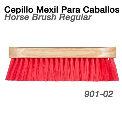 CEPILLO ZALDI MEXIL PARA CABALLOS ROJO