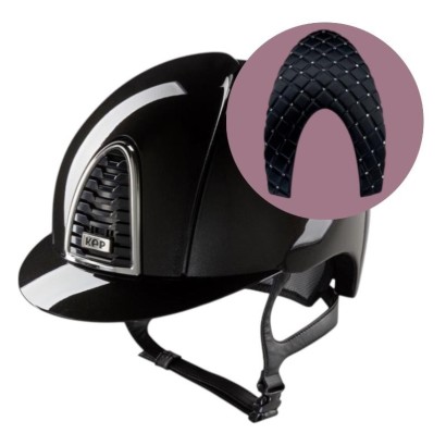 CASCO KEP CROMO 2.0 SHINE MILANO CROSS NEGRO CON SWAROSKI SILVER NIGHT INTERCAMBIABLE - PRECIO ESPECIAL