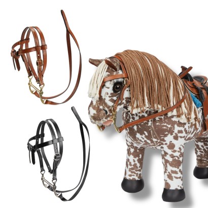 JUGUETE CABEZADA WESTERN LEMIEUX TOY PONY TAN