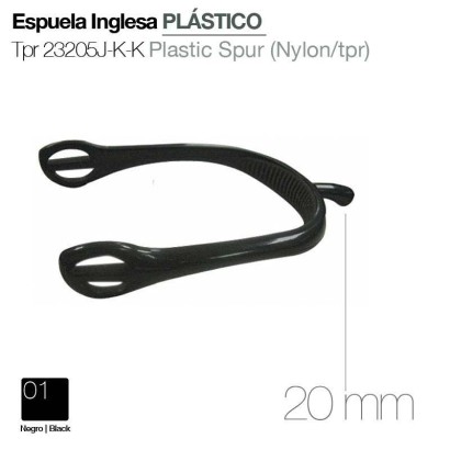 ESPUELA INGLESA PLASTICO TPR 23205J-K-K