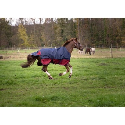 MANTA EXTERIOR EQUITHÈME - TYREX 1200D NAVY (DIFERENTES GROSORES)