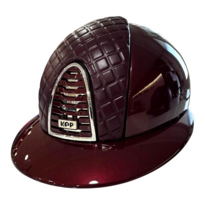 CASCO KEP CROMO 2.0 METAL MILANO NEW LEATHER VISERA POLO