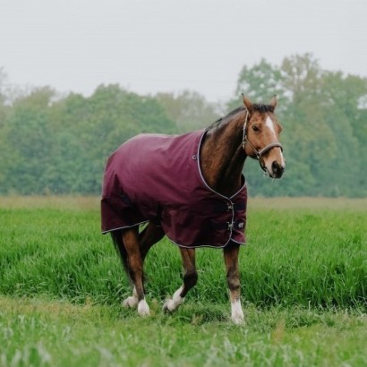 MANTA EQUITHÈME TYREX STANDARD 1200D BURDEOS (DIFERENTES GROSORES)