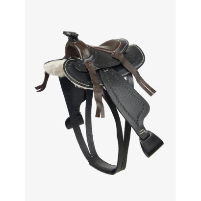 JUGUETE SILLA WESTERN LEMIEUX TOY PONY BLACK