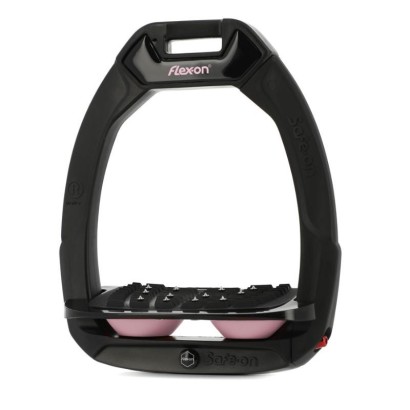 ESTRIBOS FLEX-ON DE SEGURIDAD SAFE ON ULTRA GRIP BLACK BLACK LIGHT PINK